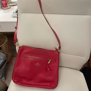 Red Crossbody Coach Bag